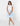 two piece girls blue dress