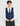 Boys navy and black checked waistcoat suit