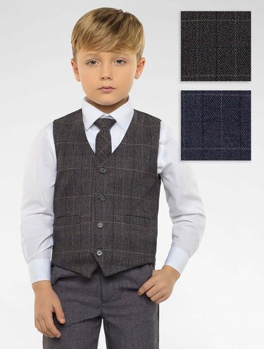 boys tweed waistcoat