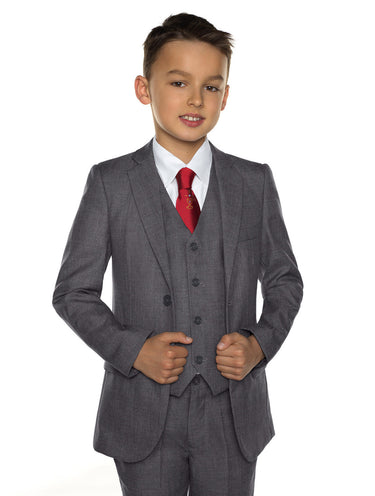 boys grey communion suits