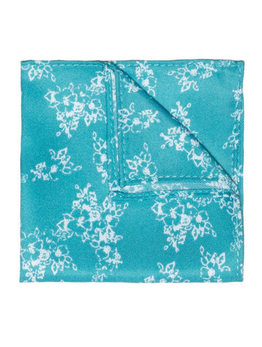boys blue floral hanky