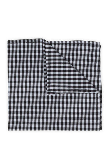 boys black gingham hanky