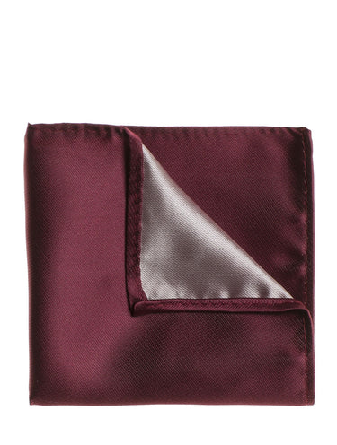 Burgundy pocket square