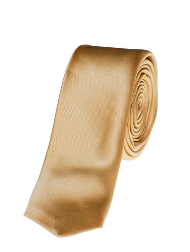 Gold Skinny Tie