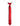 Boys red skinny tie