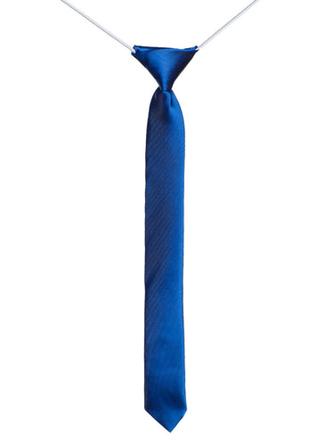 Boys royal blue skinny tie