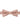 Boys rose gold self dot banded bow tie
