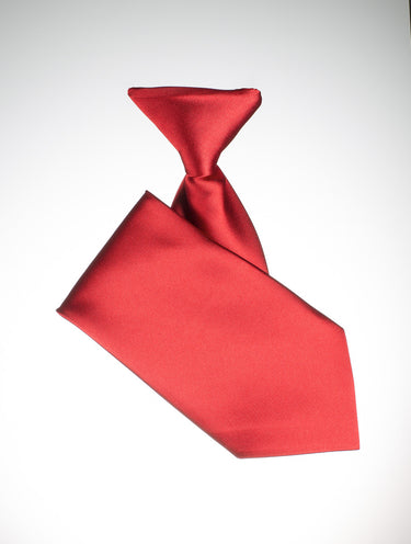 Boys red elasticated tie