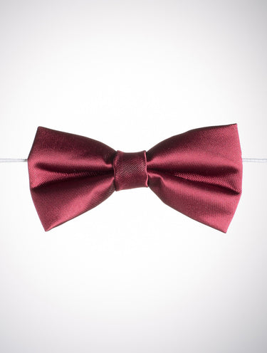 Burgundy bow tie