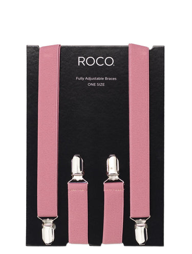 Boys mulberry pink adjustable braces