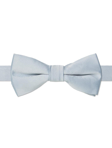 Boys light blue banded dickie bow