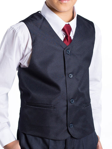 Navy waistcoat