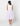Flower girls white and lilac two piece dress
