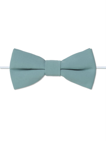 Boys elasticated dusty sage bow tie
