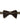 Boys banded khaki velour bow tie