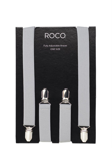 Boys silver grey adjustable braces