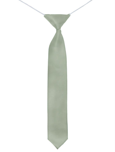 Boys mint green elasticated tie