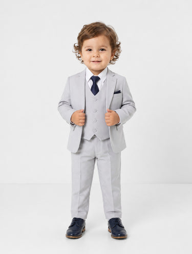 Baby boys stone grey suit - Monaco