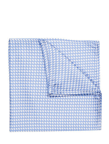 boys blue houndstooth hanky