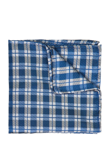 boys blue plaid hanky
