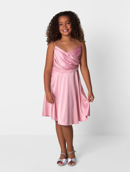 Girls Chi Chi blush pink dress