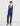 Boys navy checked wedding suit