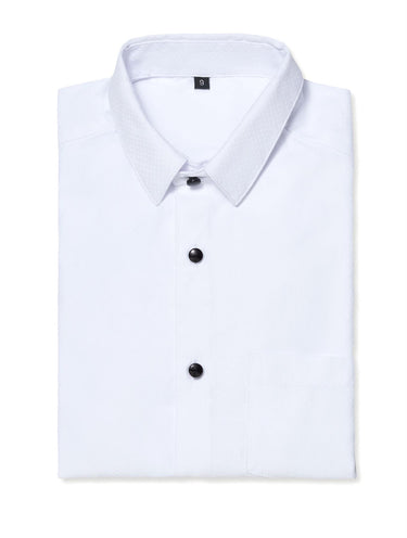 Boys white tuxedo shirt