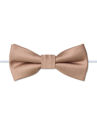 Boys elasticated gold bow tie
