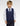 Boys navy checked suit