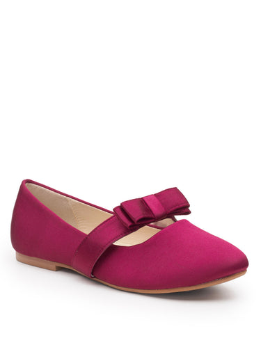 Burgundy bridesmaid shoes