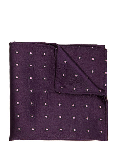 boys purple polka dot hanky