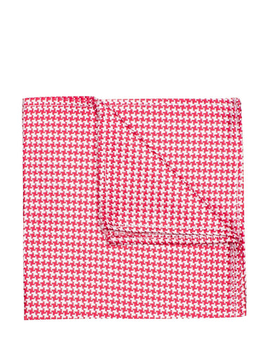 boys red houndstooth hanky