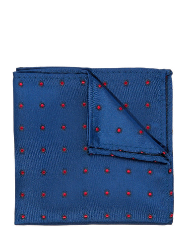 boys royal blue polka dot hanky