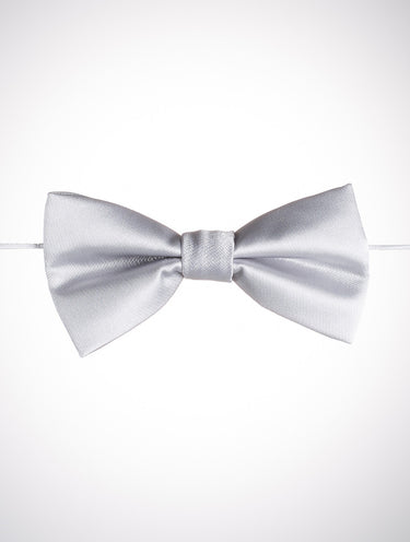 Boys silver dickie bow