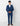 Modern fit teen blue prom suit by Roco