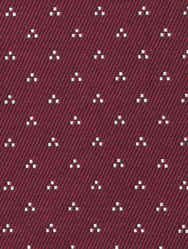 Boys burgundy trio dot elasticated dickie bow