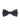 Boys navy elasticated bow tie with white polka dot