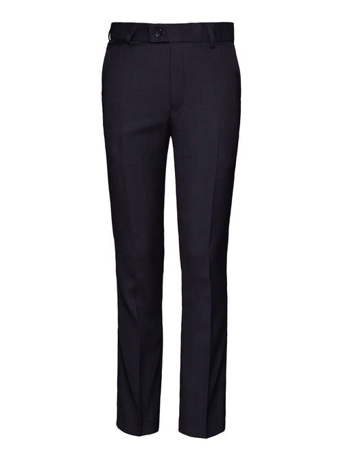 boys navy slim fit trousers