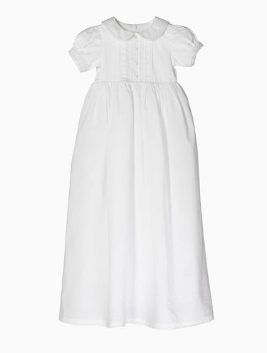 white christening gown