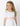 girls white and pink royal collection dress