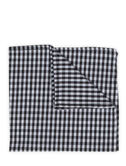 boys black gingham hanky