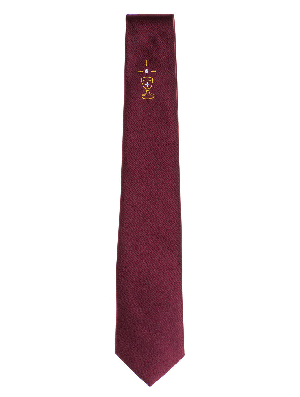 claret Communion tie