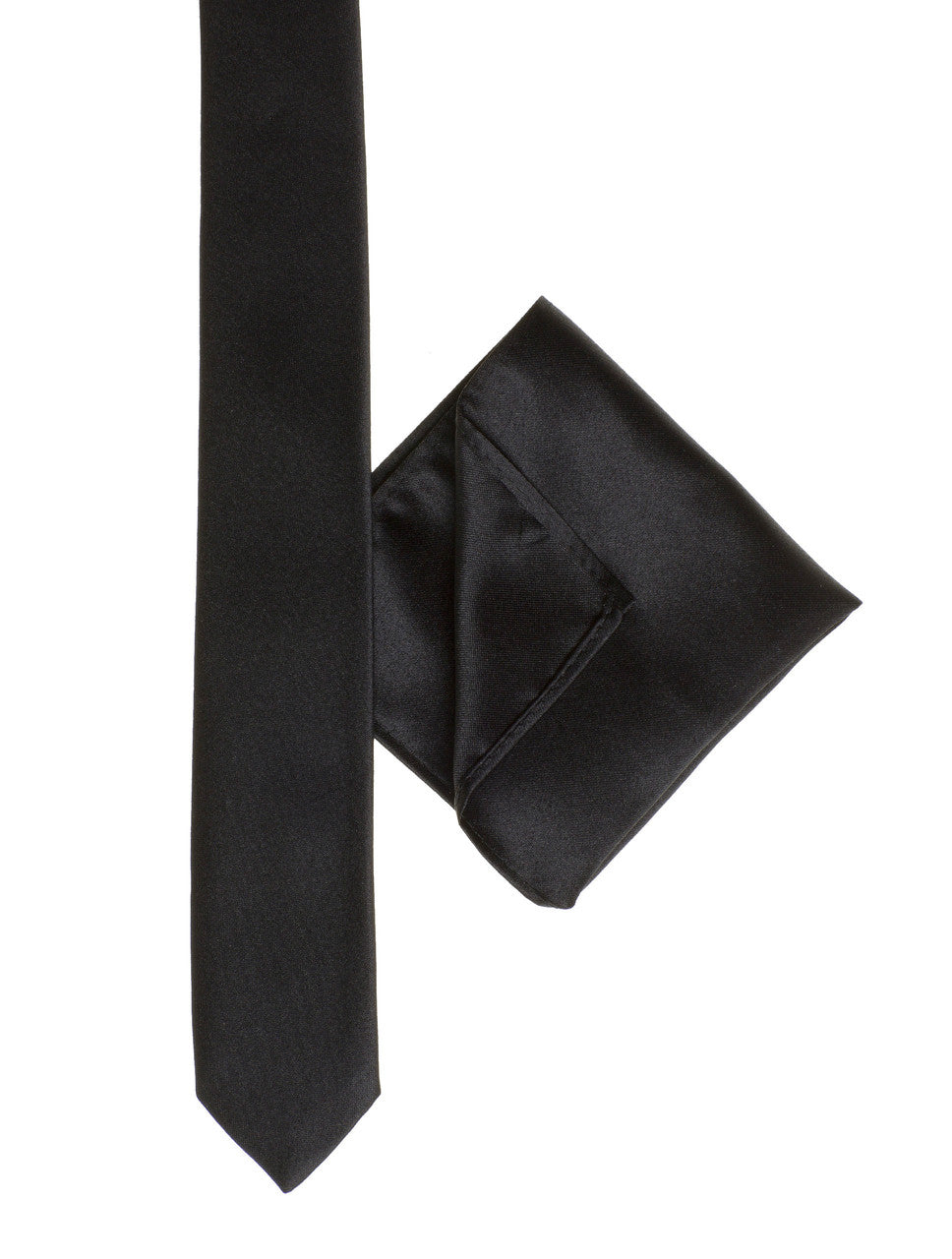 pocket handkerchief skinny tie set