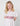 Girls ivory & pink party dress