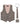 Boys brown wedding waistcoat