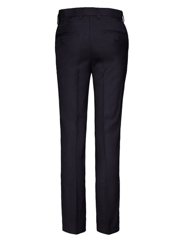 boys navy smart trousers