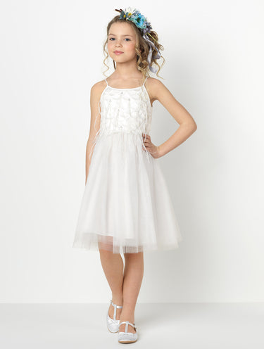ivory dress & cape