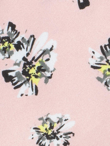 boys dusky pink floral pocket square