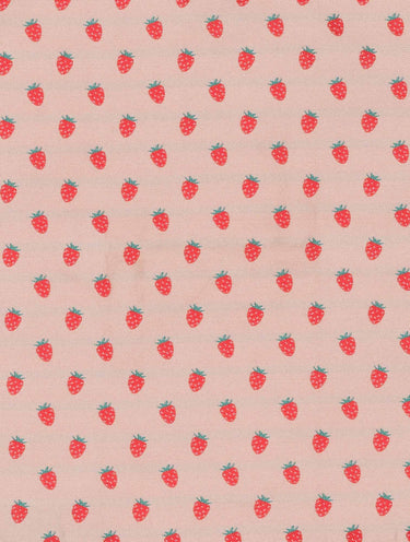 strawberry pink print
