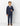 boys navy & navy check suit